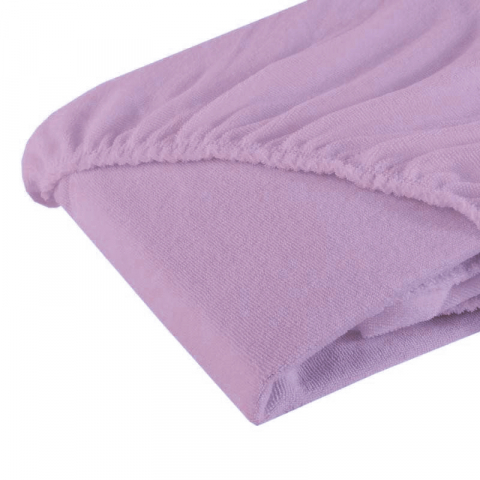 Cearsaf cu elastic din frotir Mov 120/60 cm [1]