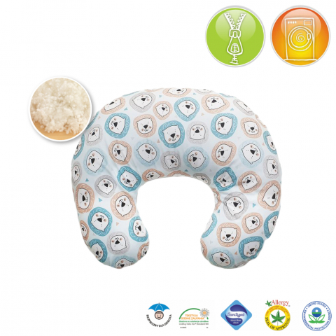 Perna de Alaptare Fiziologica Husa Bumbac Model Lei 72 cm [1]