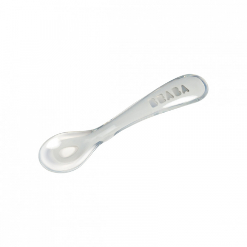 LINGURIȚE ȘI FURCULIȚE - Lingurita Silicon +8 Luni - Gri