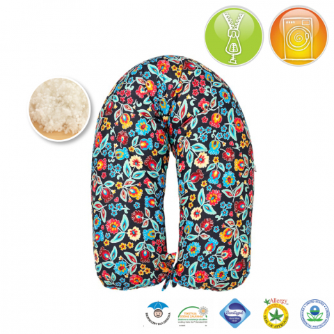 Fiki Miki - Perna Gravida 3 in 1 Husa Bumbac Model Mandala 165 cm