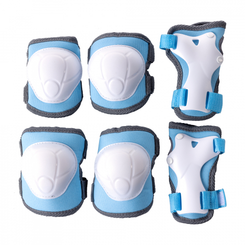 Yvolution - Set 6 protectii sport Yvolution 3-5 ani Blue