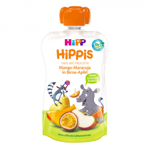 HiPP - Piure HiPP Hippis para, mar, mango, fructul pasiunii 100 g