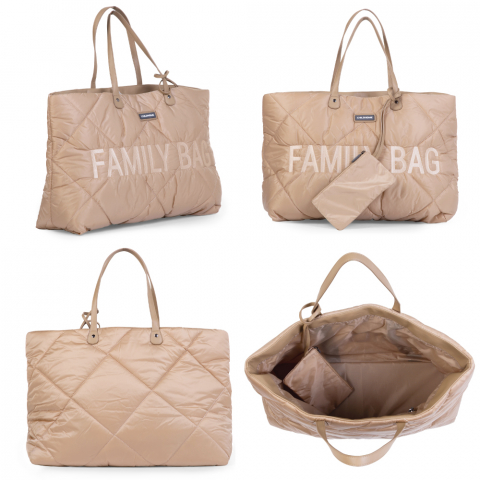 Geanta matlasata Childhome Family Bag Bej [1]