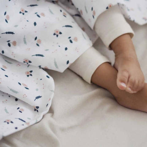 Set 2 Museline Beaba bumbac 120x120 cm Stormy Weather/Spring Flower [1]