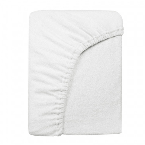 Cearsaf saltea 75x95 cm Childhome, Tricot Alb [2]