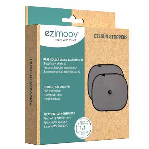 Ezimoov - Set 2 Parasolare auto Ezimoov Stoppers, Eco friendly