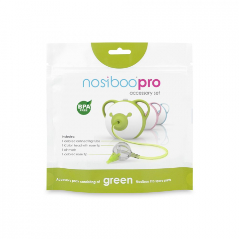 Set accesorii aspirator nazal electric Nosiboo Pro verde [2]