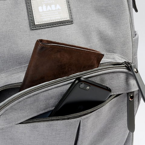 Rucsac de infasat Beaba Wellington Heather Grey [4]