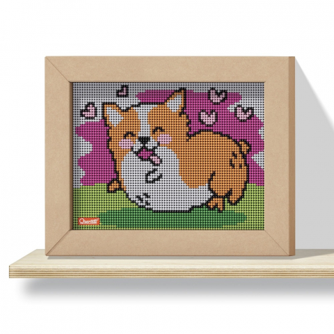 Quercetti Pixel Art Kawaii 4 planse Design Corgi [1]