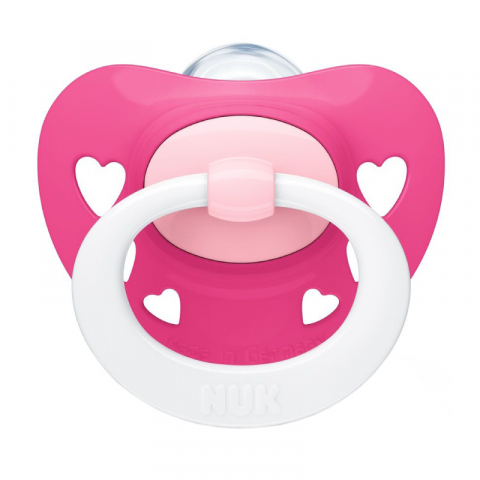 Nuk - Suzeta Nuk Signature Silicon 18-36 luni M3 Roz