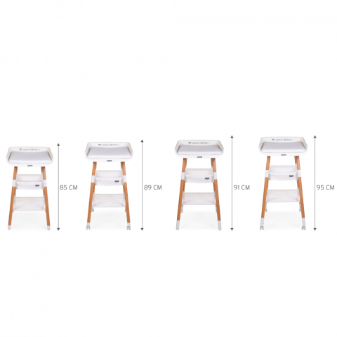 Masuta de infasat Childhome Evolux Natural Alb [2]