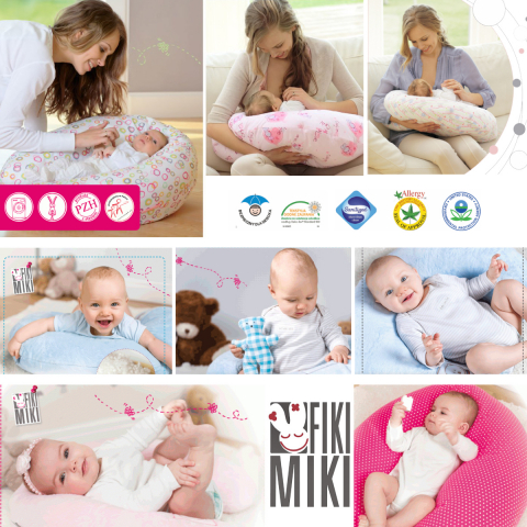 Perna de Alaptare Fiziologica Husa Bumbac Model Mandala 72 cm [2]