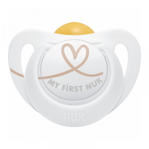 Nuk - Suzeta Nuk Star Latex 0-6 luni Alb