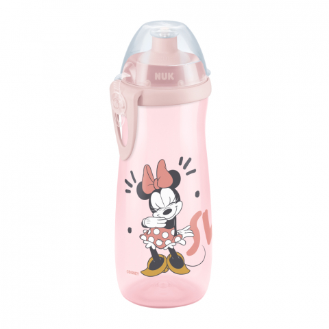Nuk - Cana Nuk Sport 450 ml cu Adaptor Push-Pull de la 36 luni Mickey Roz