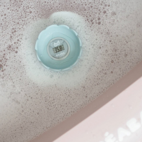 Termometru digital de camera si baie Beaba Lotus Green Blue [2]