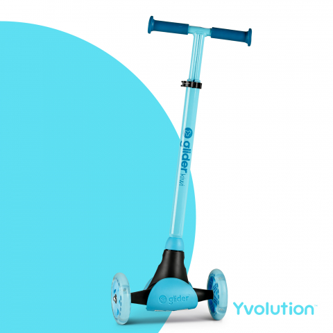 Trotineta cu 3 roti Yvolution Y Glider Kiwi Blue [2]