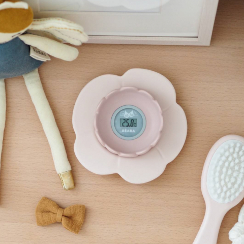 Termometru digital de camera si baie Beaba Lotus Old Pink [3]