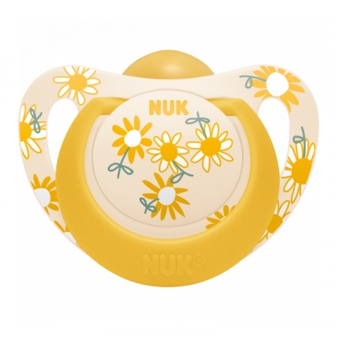 Nuk - Suzeta Nuk Star Latex 6-18 luni Galben