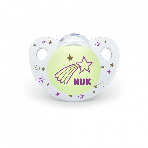 Nuk - Suzeta Nuk Night & Day Silicon M3 Cometa Mov 18-36 luni