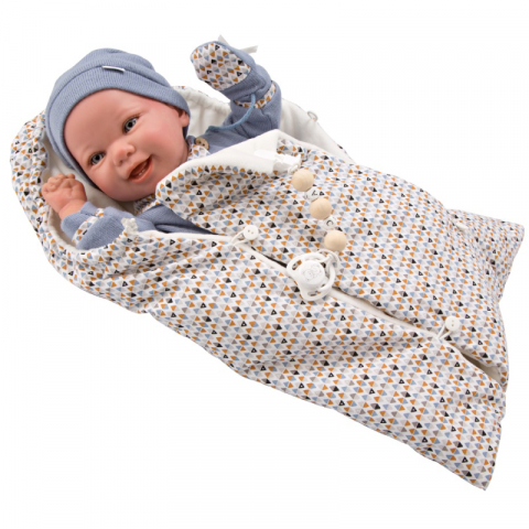 Papusa Reborn bebelus realist Arias Daniel 45 cm Blue [2]