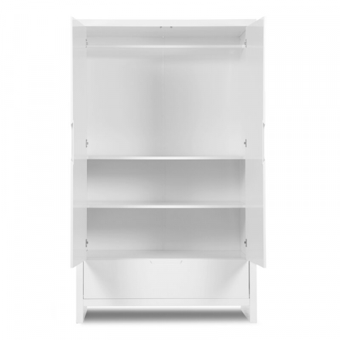 Dulap Childhome Quadro White 110x58x185 cm, MDF Alb [1]