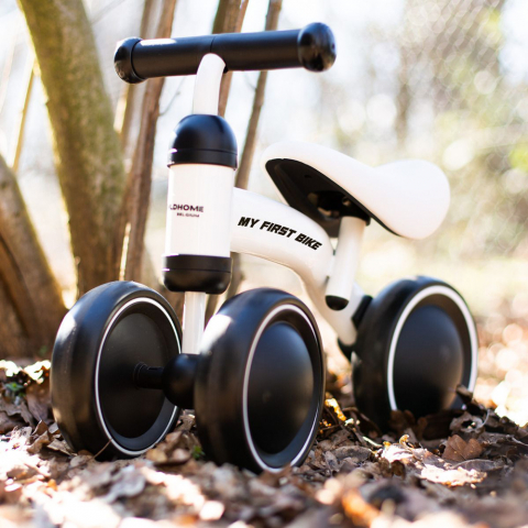 Bicicleta echilibru Childhome 18-36 luni Metal, Alb [5]