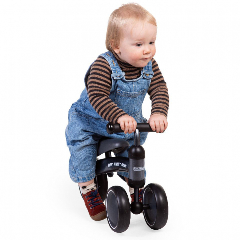 Bicicleta echilibru Childhome 18-36 luni Metal, Gri [4]