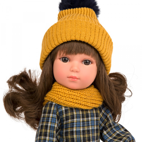 Papusa Arias Carlota Elegance 36 cm Mustard/Navy [1]