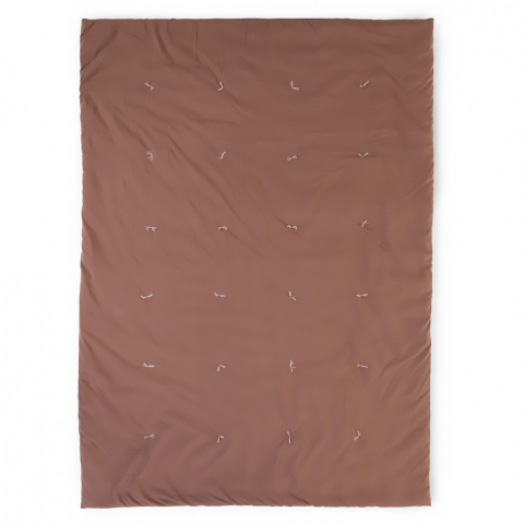 Patura matlasata Childhome 140x100 cm Jerse, Ruginiu [1]