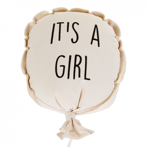 Decoratiune perete balon Childhome, 35x26x8 cm, Fata [1]