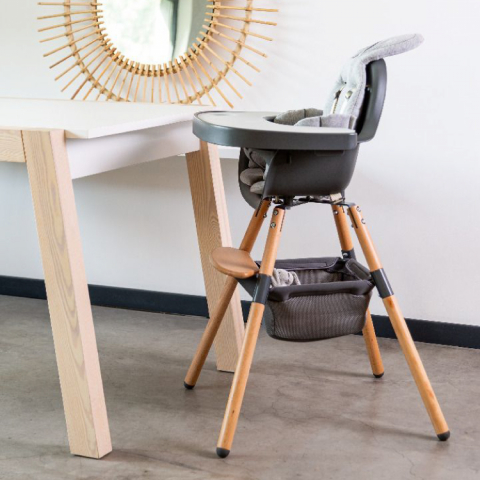 Cos accesorii pentru scaun de masa Childhome Evolu, Antracit [4]