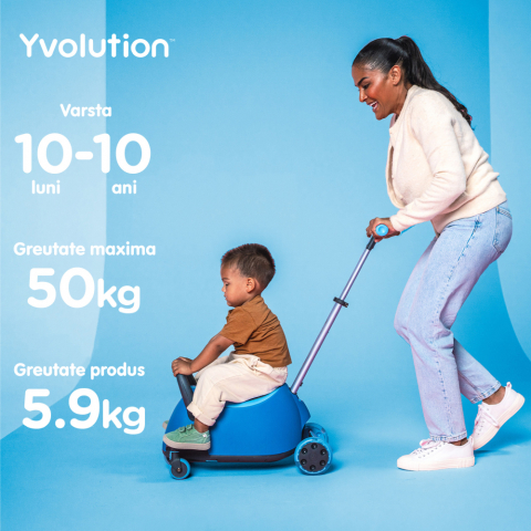 Trotineta 5-in-1 Yvolution Y Glider Luna Blue [6]