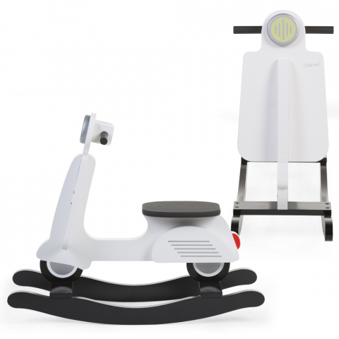 Balansoar Childhome Scooter, MDF Alb [1]