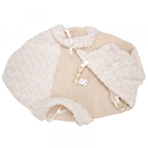 Papusa Reborn bebelus realist Arias Diego 45 cm Beige [4]