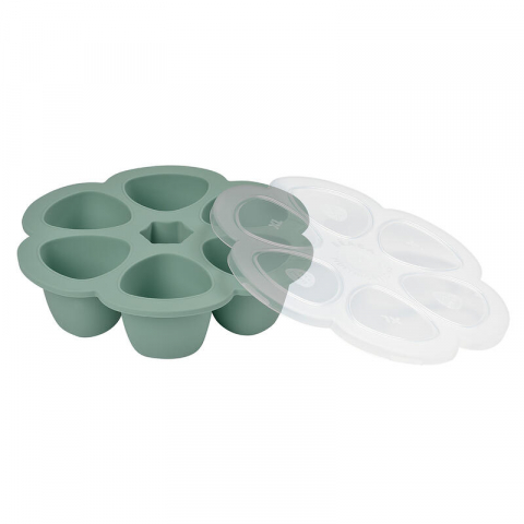 Recipient ermetic silicon multiportii 6x150 ml Beaba Sage Green [1]