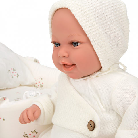 Papusa cu greutate reala Arias Adi Elegance 45 cm si cos cu manere [2]