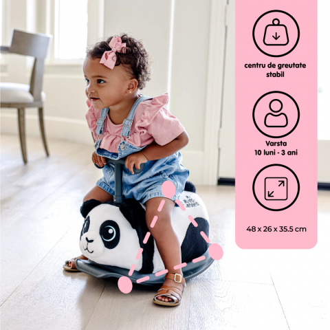 Balansoar cu roti My Buddy Wheels Panda [5]