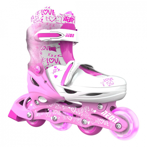 Role 2 in 1 Neon Combo Skates marime 34-37 Pink [1]
