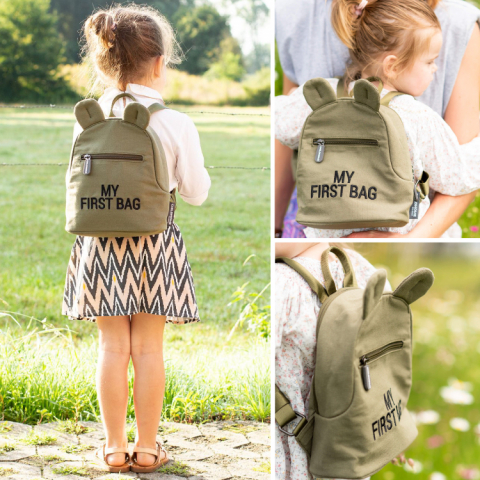 Rucsac pentru copii Childhome My First Bag Kaki [5]