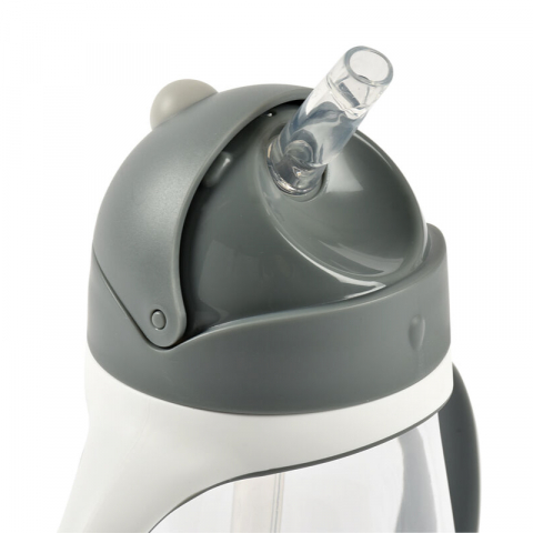 Cana cu pai din Tritan Beaba 300 ml Mineral Grey [2]
