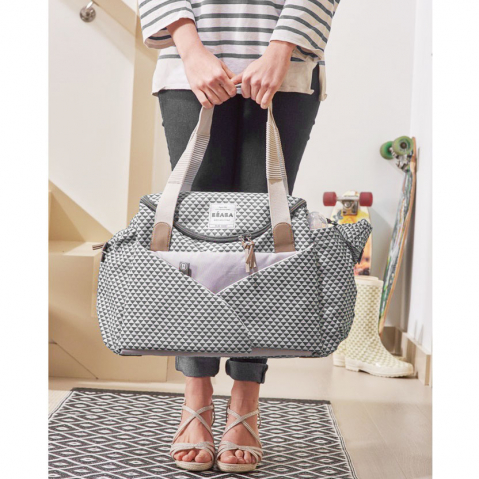 Geanta de infasat Sydney II Play Print Gri-Coral [1]