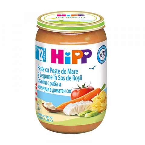 HiPP - Meniu Hipp peste si legume 220 gr