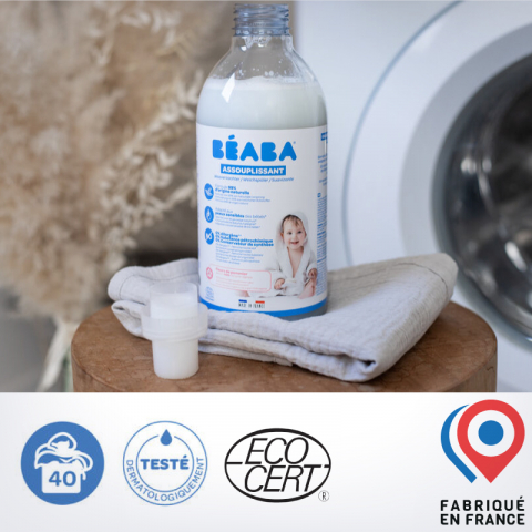 Balsam de rufe Beaba Flori de Mar 1 L/40 spalari, Certificat Ecocert [2]