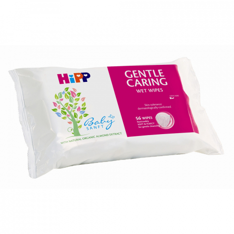 HiPP - Servetele umede Hipp pentru sugari, 56 buc