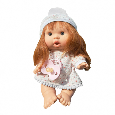 Marina and Pau - Papusa Marina and Pau Nenote Party 26 cm Vera Alb