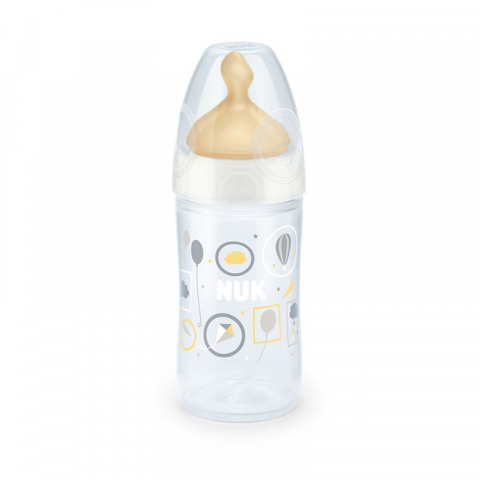 Nuk - Biberon Nuk New Classic 150 Ml Tetina Latex 0-6 luni Alb 