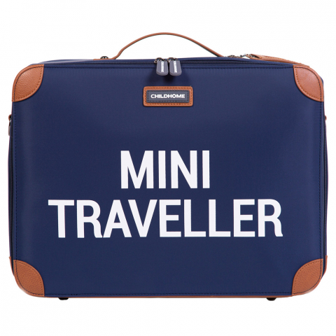 Mobilier si decoratiuni - Valiza pentru copii Childhome Mini Traveller Bleumarin