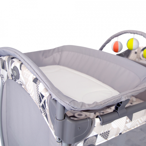 Patut Graco Contour Electra Patchwork Grey [4]
