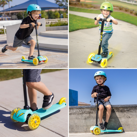 Trotineta cu 3 roti Neon Bolt Green [5]