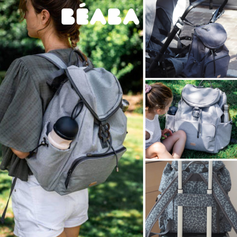 Rucsac de infasat Beaba Vancouver Dark Grey [7]